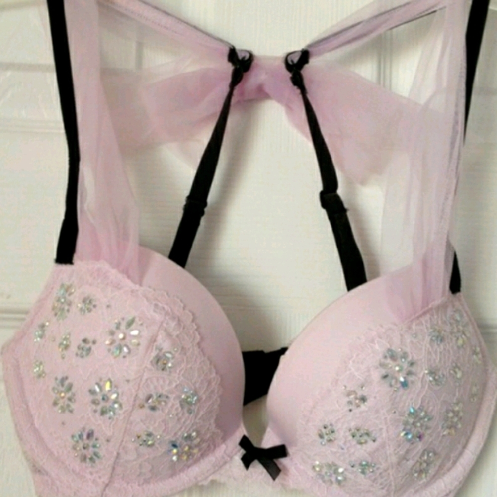 Victoria rhinestone bra